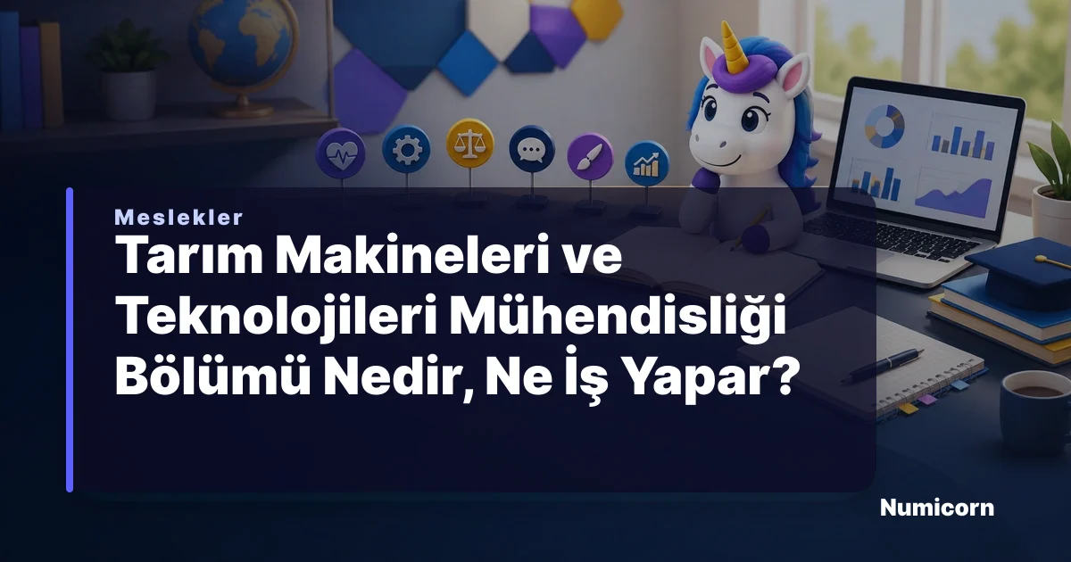 Tarım Makineleri ve Teknolojileri Mühendisliği bölümü ve meslek rehberi