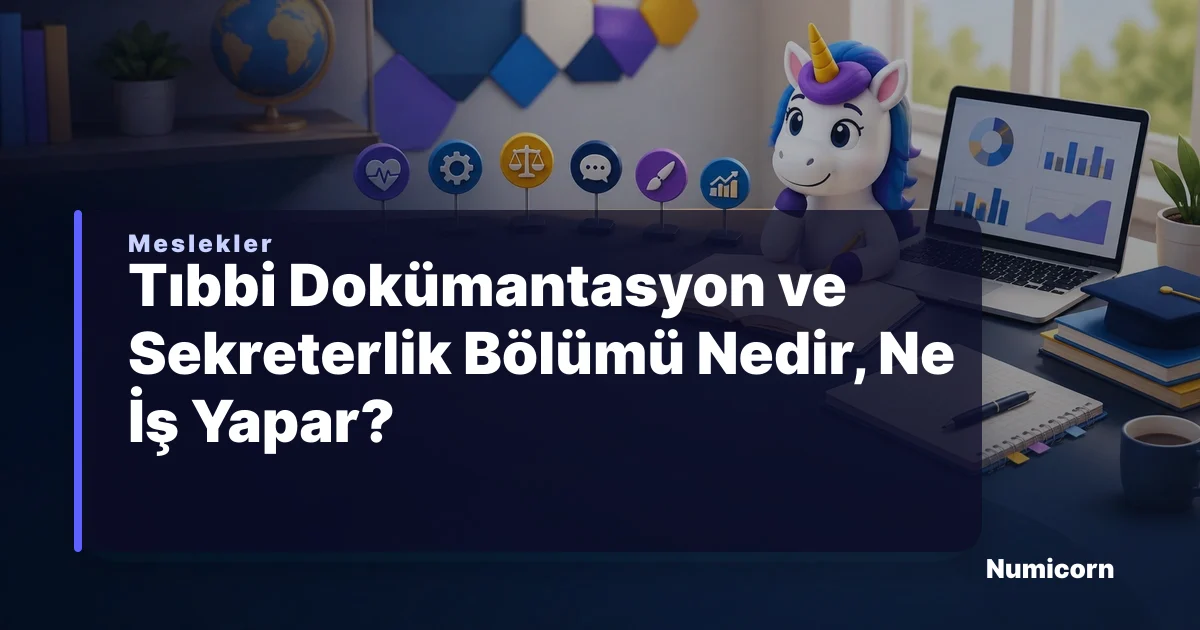 Tıbbi Dokümantasyon ve Sekreterlik bölümü ve meslek rehberi