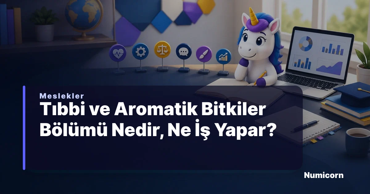 Tıbbi ve Aromatik Bitkiler bölümü ve meslek rehberi