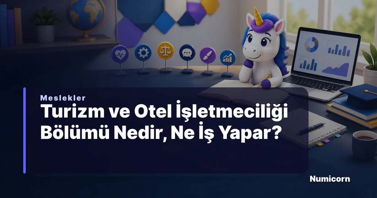 Turizm ve Otel İşletmeciliği bölümü ve meslek rehberi