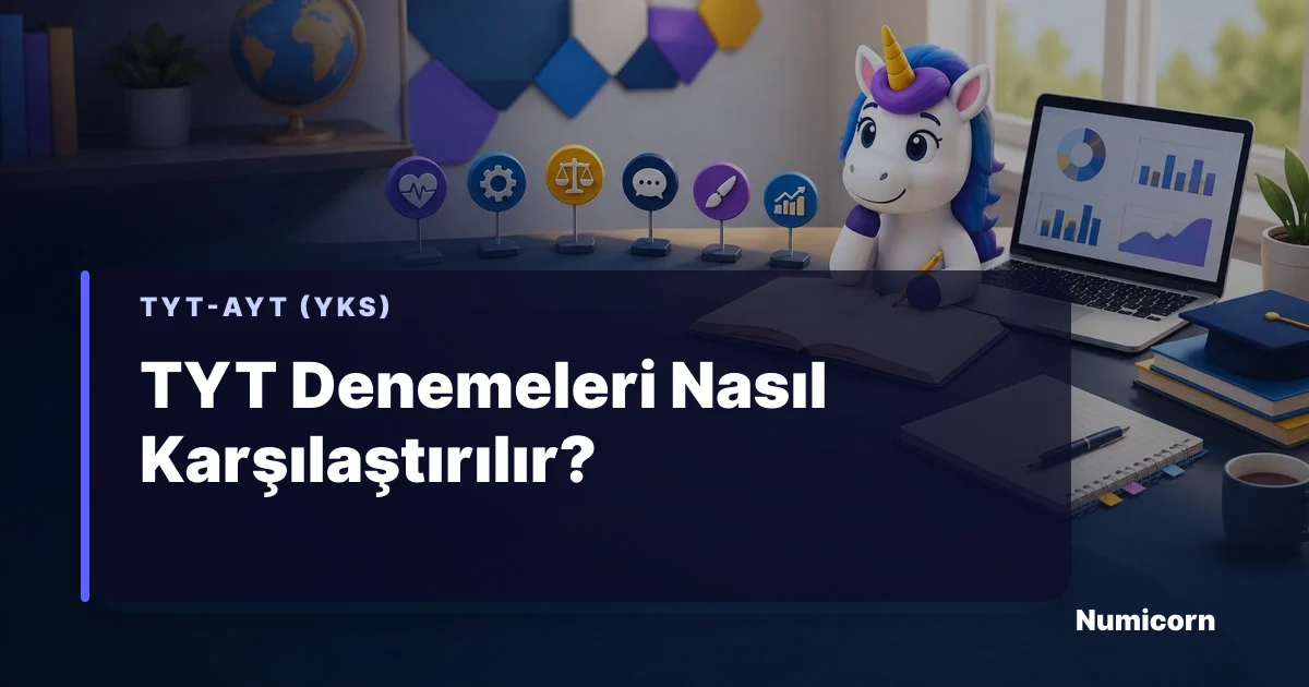 TYT denemelerini karşılaştırma ve analiz etme rehberi görseli