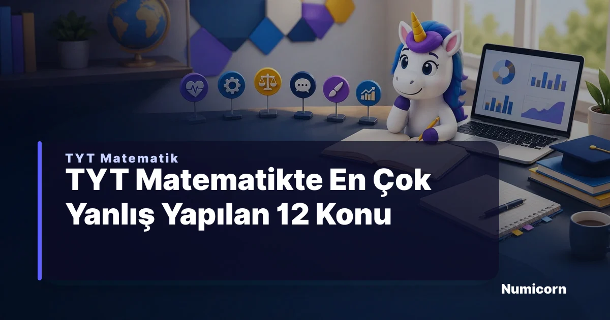 TYT Matematikte En Çok Yanlış Yapılan 12 Konu