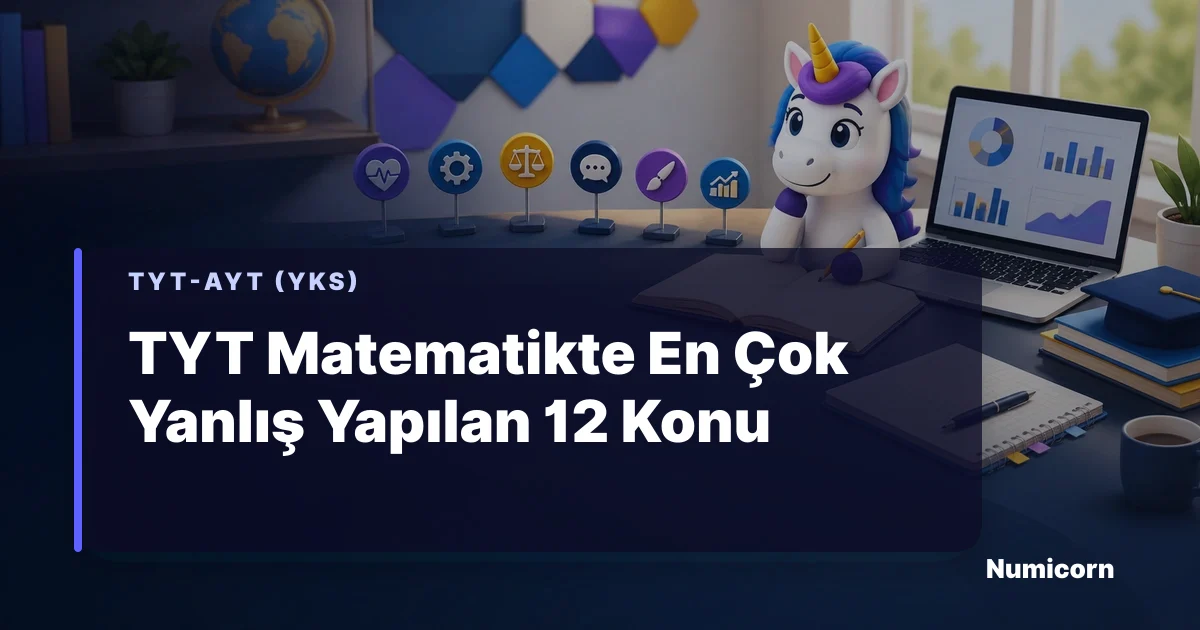 TYT Matematikte en çok yanlış yapılan konular rehberi