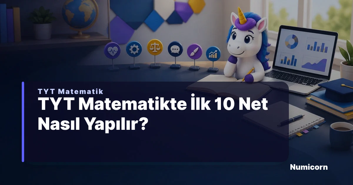 TYT Matematikte İlk 10 Net Nasıl Yapılır?