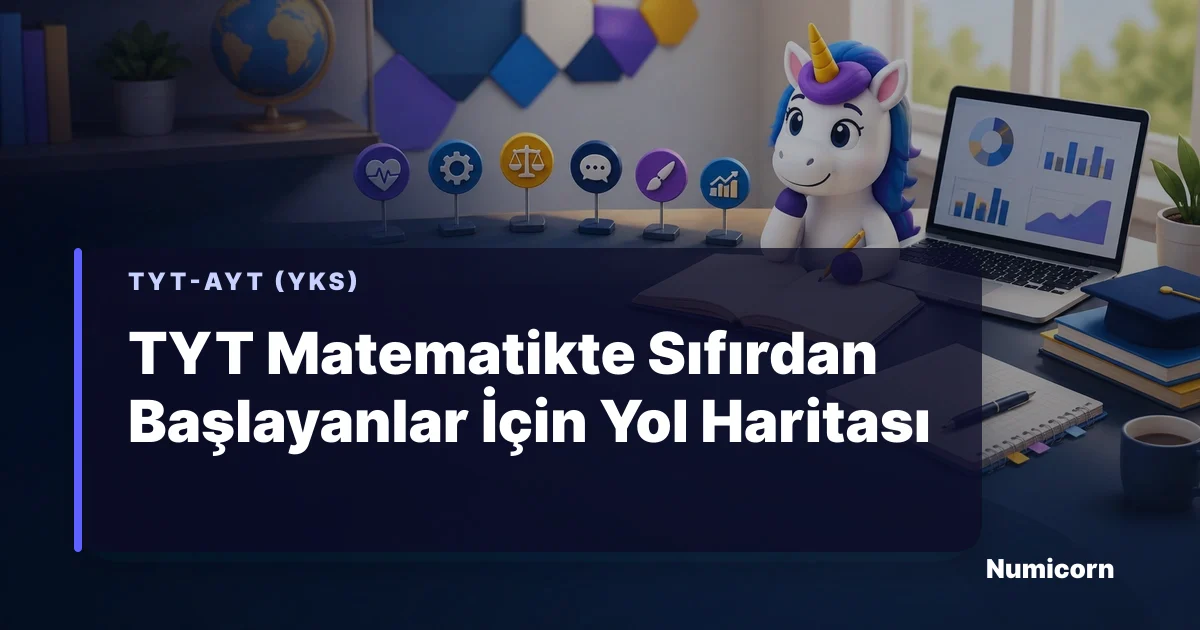 TYT Matematikte sıfırdan başlayanlar için yol haritası