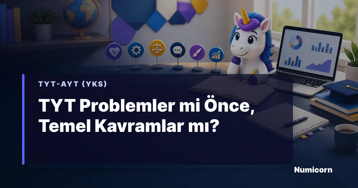 TYT problemler ve temel kavramlar çalışma sırası rehberi
