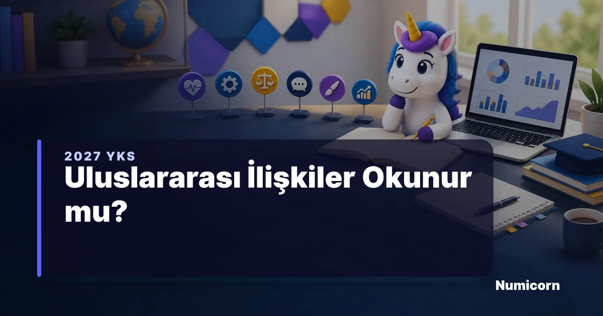 2027 YKS Uluslararası İlişkiler bölümü tercih rehberi kapak görseli