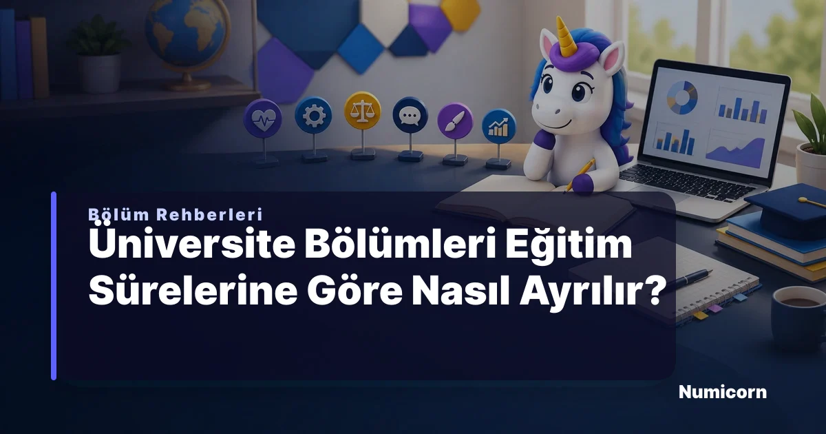 Üniversite bölümleri eğitim süreleri rehberi görseli