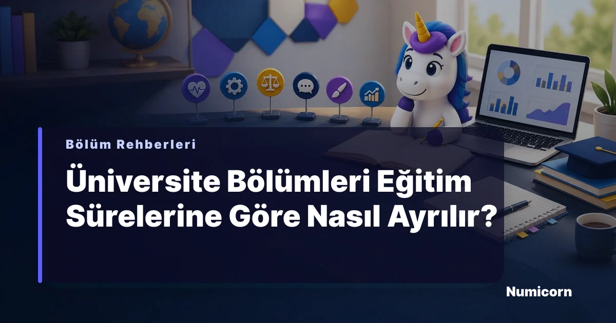Üniversite bölümleri eğitim süreleri tercih rehberi