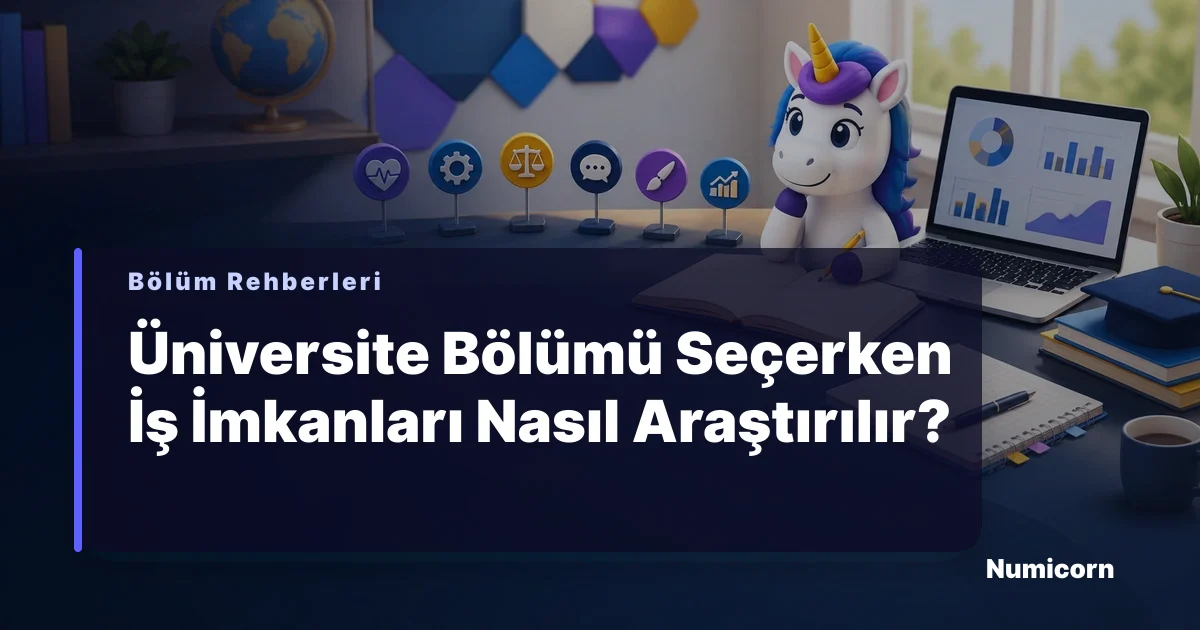 Üniversite bölümü seçerken iş imkanları araştırma rehberi