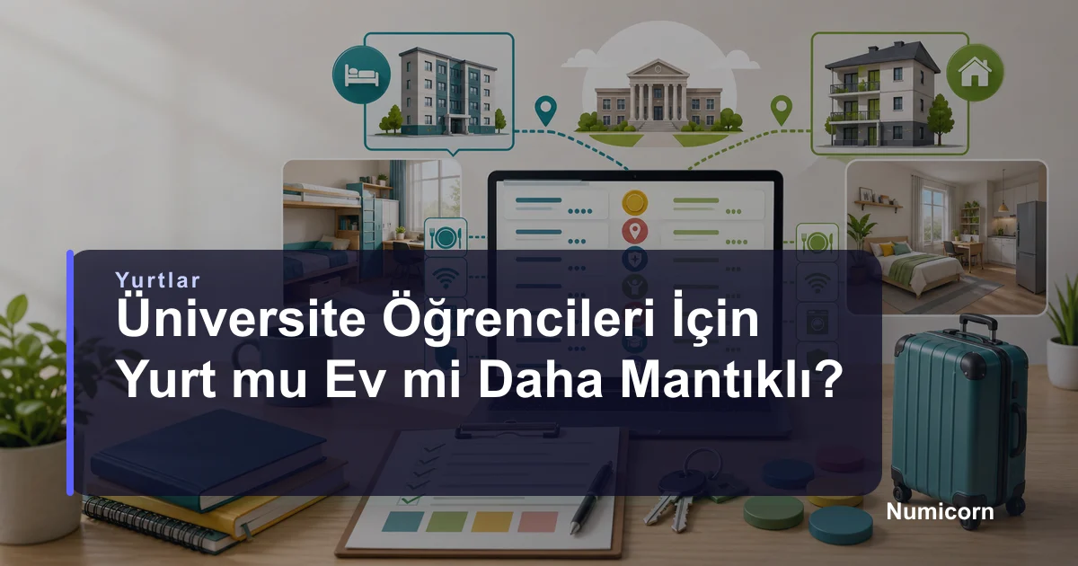 Üniversite öğrencileri için yurt mu ev mi daha mantıklı kapak görseli