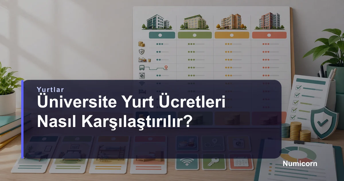 Üniversite yurt ücretleri nasıl karşılaştırılır kapak görseli