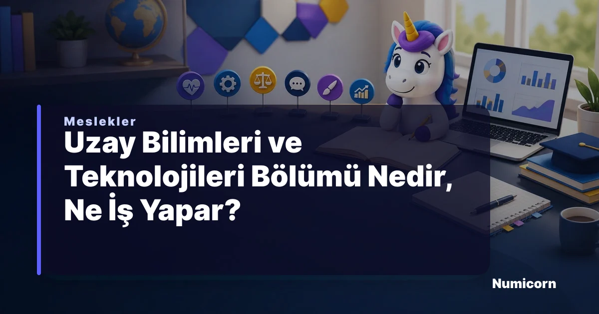 Uzay Bilimleri ve Teknolojileri bölümü ve meslek rehberi