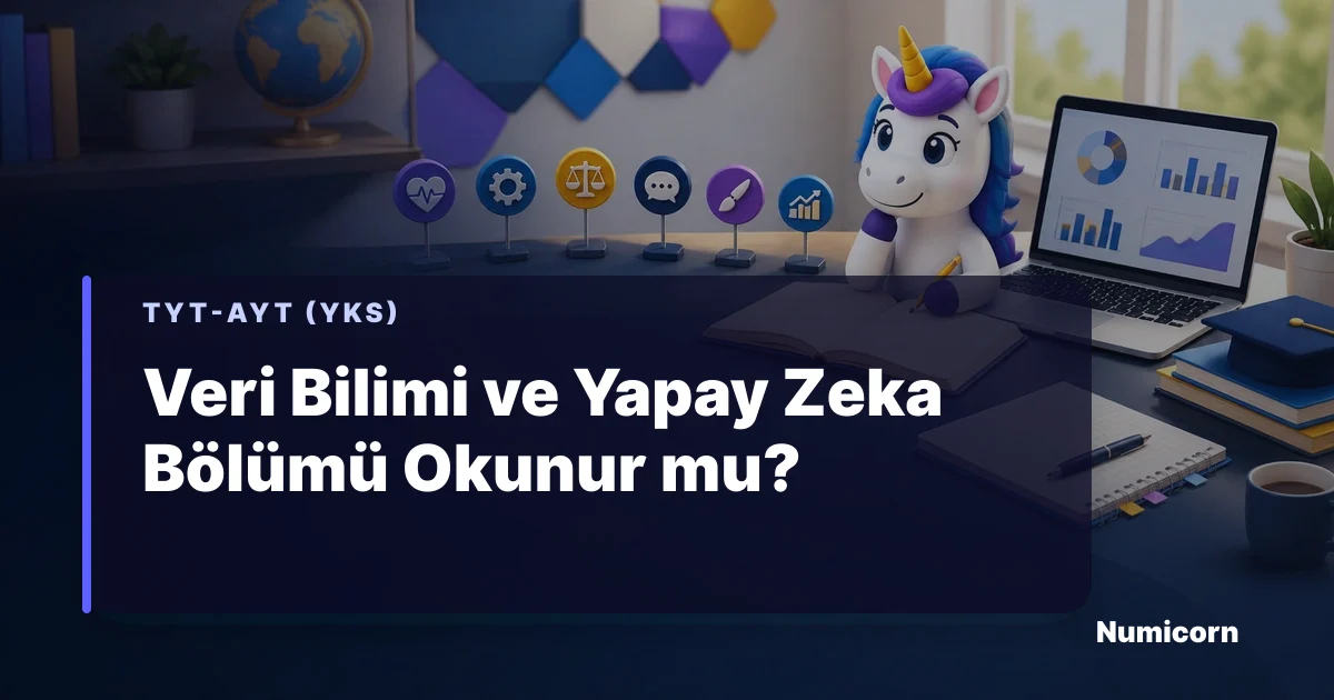 Veri bilimi ve yapay zeka bölümü dersleri, iş imkanları ve tercih rehberi