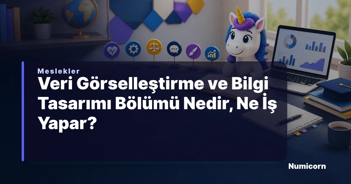 Veri Görselleştirme ve Bilgi Tasarımı bölümü ve meslek rehberi
