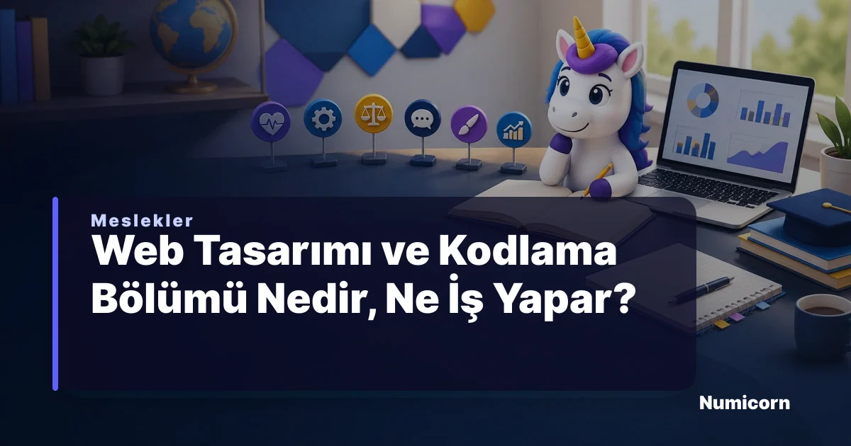 Web Tasarımı ve Kodlama bölümü ve meslek rehberi
