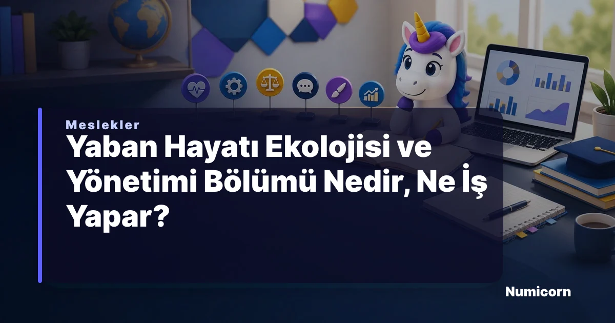 Yaban Hayatı Ekolojisi ve Yönetimi bölümü ve meslek rehberi