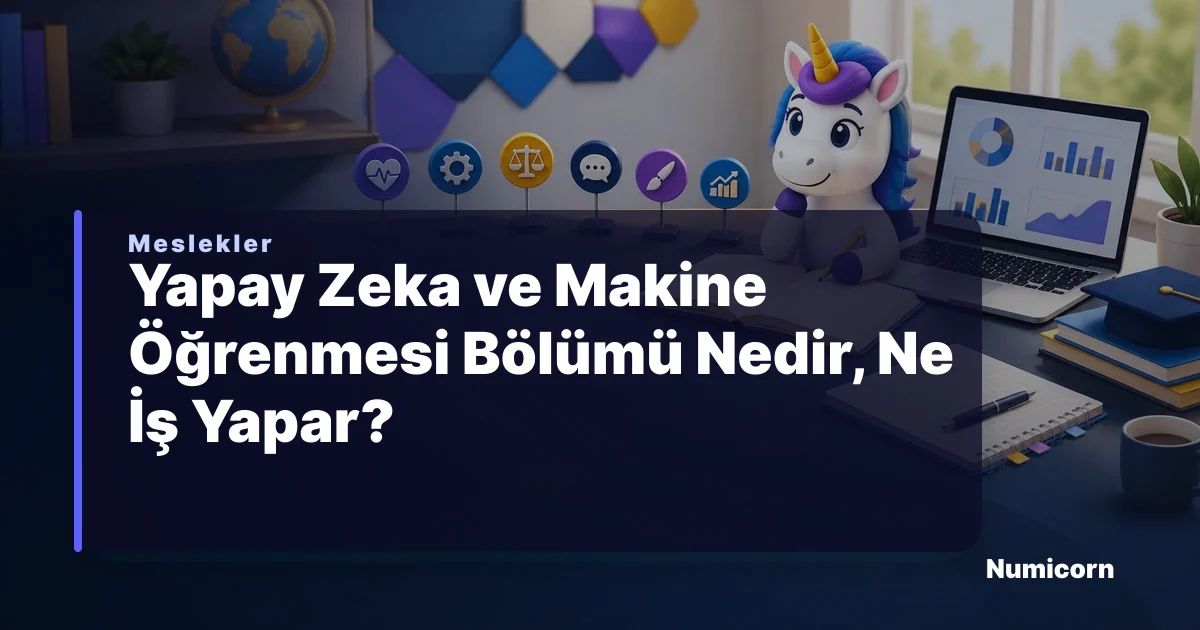 Yapay Zeka ve Makine Öğrenmesi bölümü ve meslek rehberi