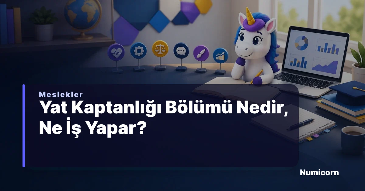 Yat Kaptanlığı bölümü ve meslek rehberi