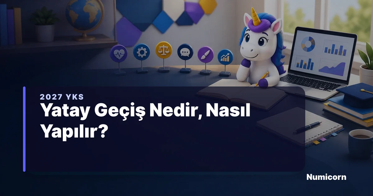 Yatay geçiş nedir nasıl yapılır 2027 YKS rehberi