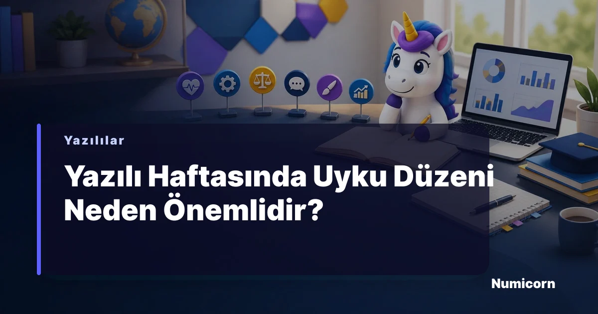 Yazılı haftası uyku düzeni önemi