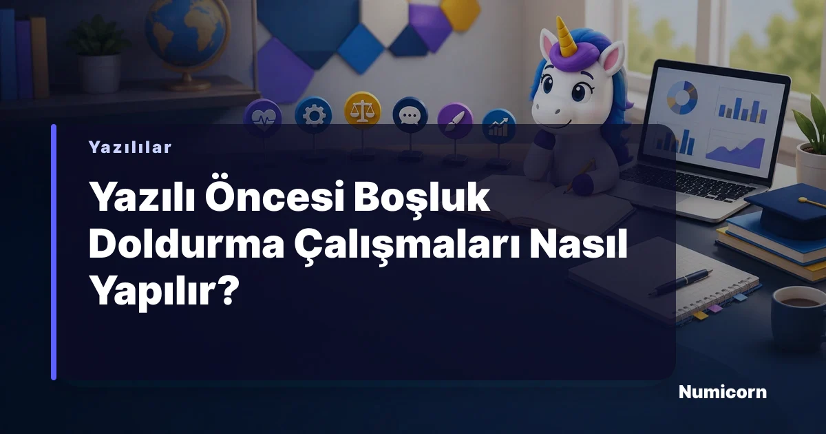 Öğrenci masasında ders çalışıyor, önünde kitaplar ve notlar var