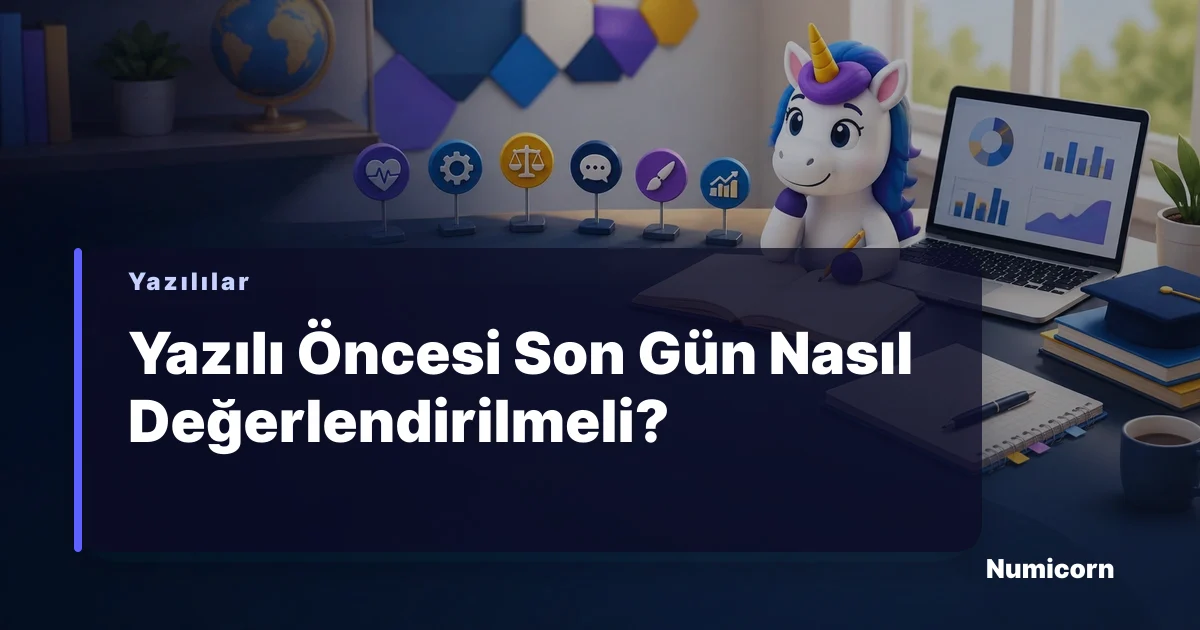 Öğrenci sınav öncesi son gün çalışırken