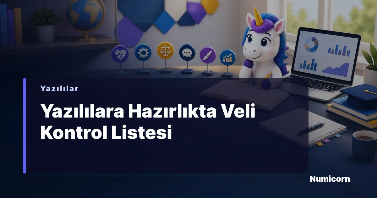 Öğrenci ve veli birlikte çalışırken