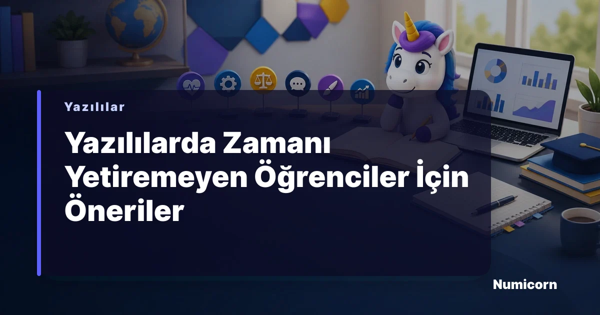 Yazılılara çalışan öğrenci
