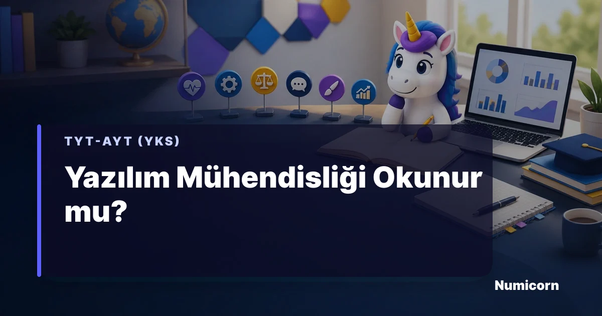 Yazılım mühendisliği bölüm rehberi ve tercih kontrol tabloları