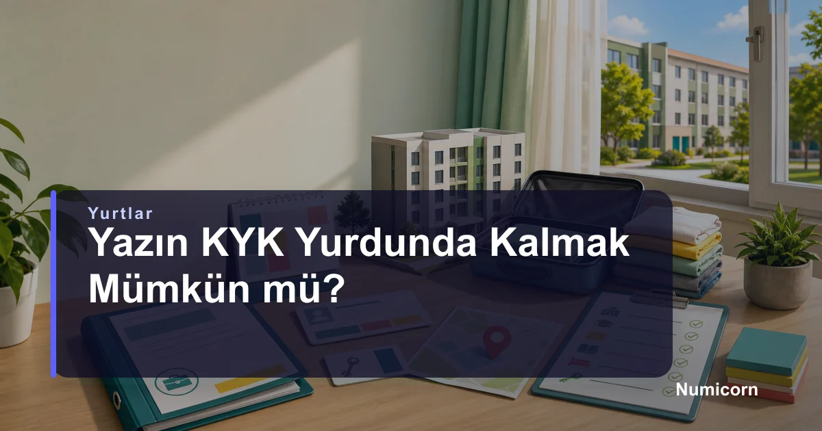 Yazın KYK yurdunda kalmak mümkün mü kapak görseli