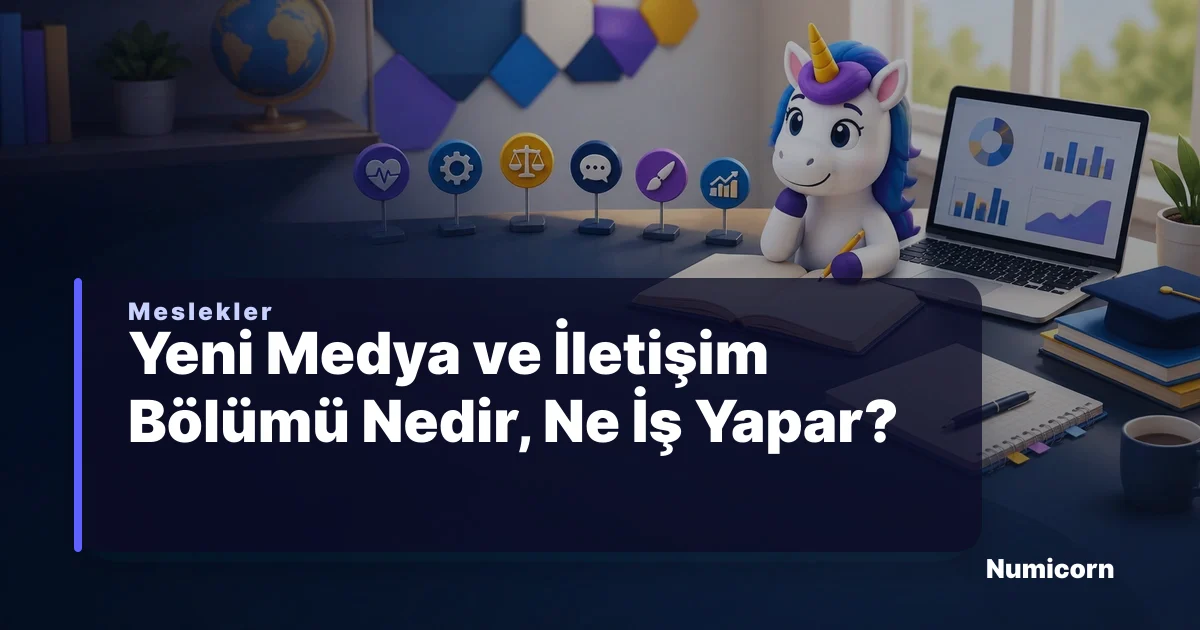 Yeni Medya ve İletişim bölümü ve meslek rehberi