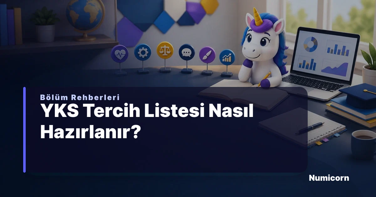 YKS tercih listesi hazırlama rehberi görseli