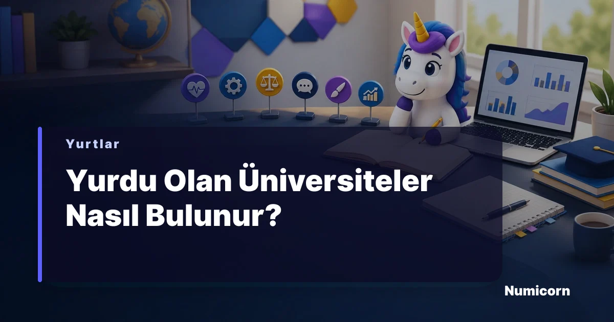 Yurdu olan üniversiteleri araştırma rehberi