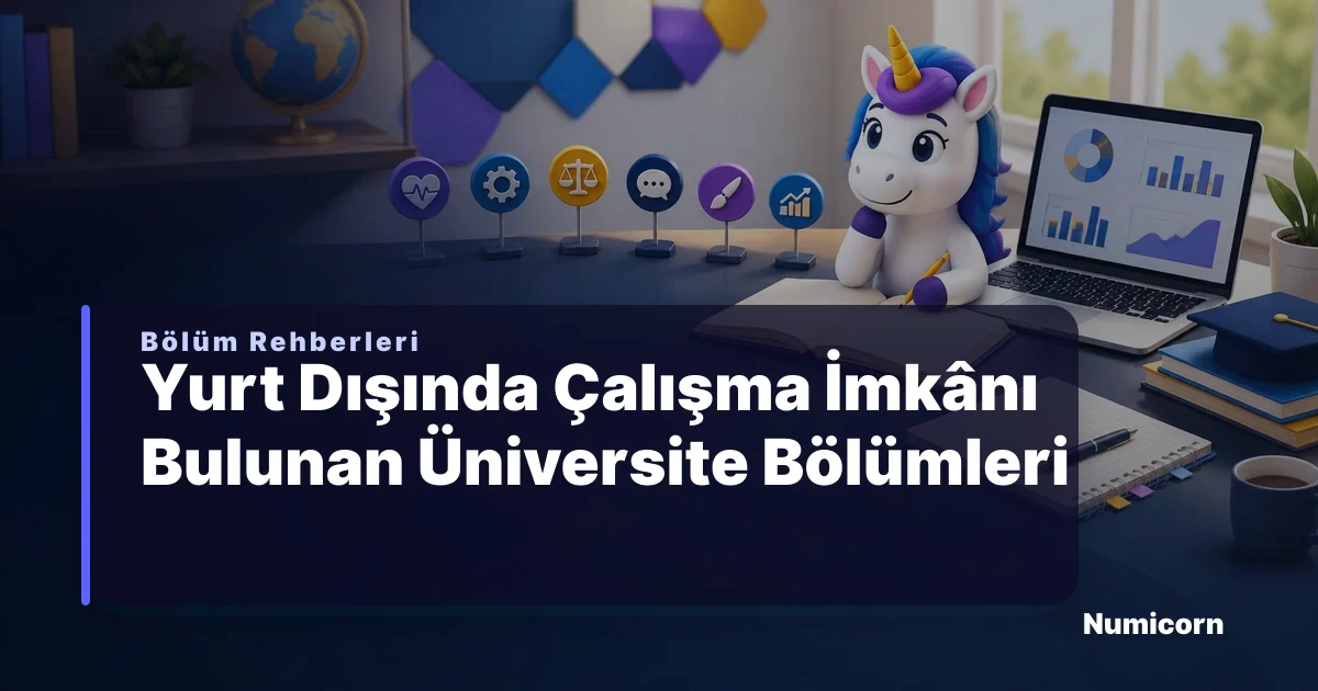 Yurt dışında çalışma imkânı bulunan üniversite bölümleri rehberi görseli
