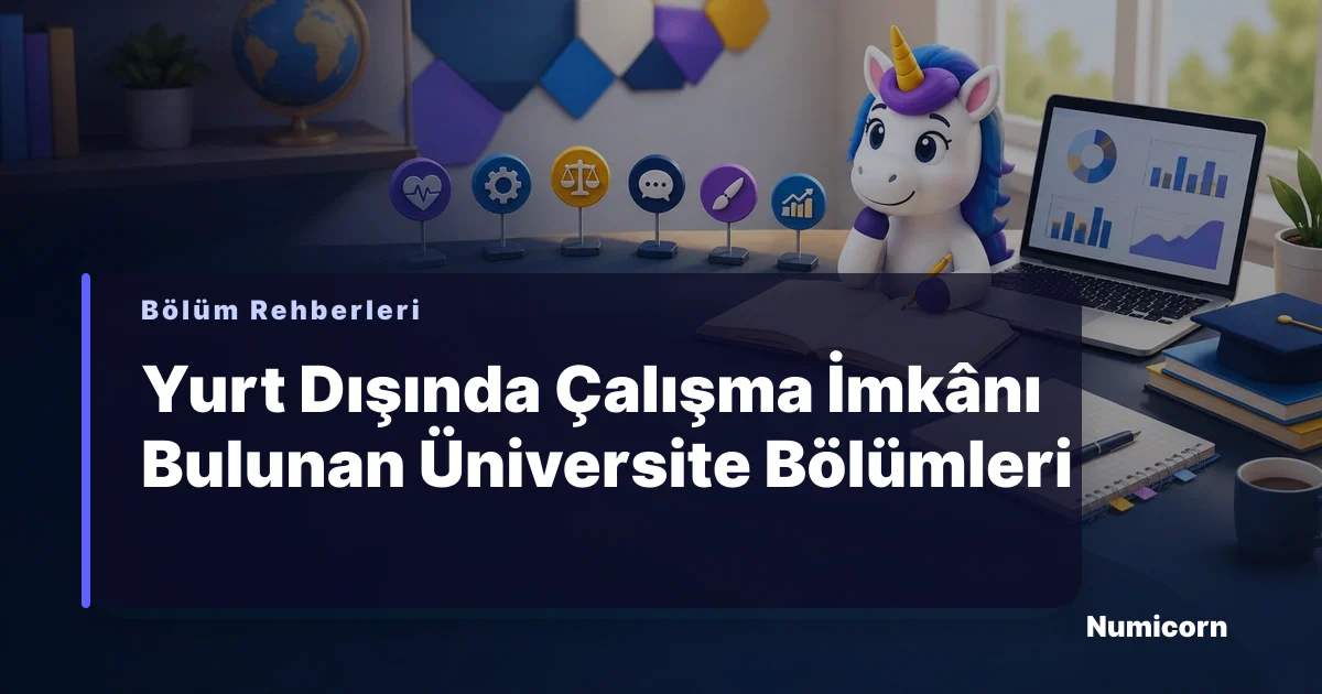 Yurt dışında çalışma imkânı bulunan üniversite bölümleri rehberi görseli