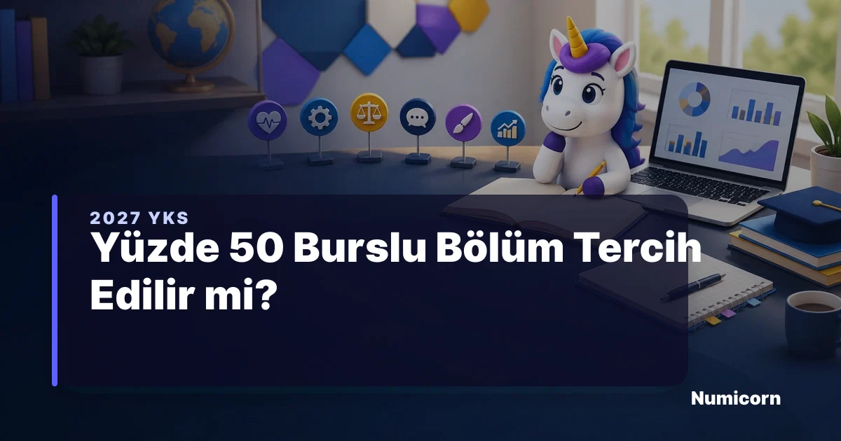 Yüzde 50 burslu bölüm tercih edilir mi 2027 YKS rehberi