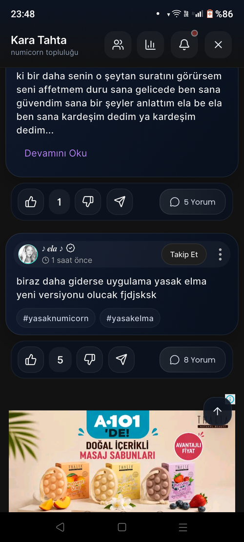 Kara Tahta yanıt görseli