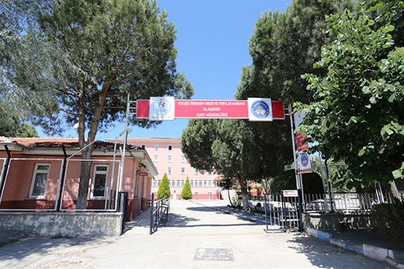 Alaşehir KYK Kız ve Erkek Öğrenci Yurdu dış cephe görseli