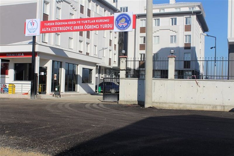 Aliye İzzet Begoviç KYK Erkek Öğrenci Yurdu dış cephe görseli