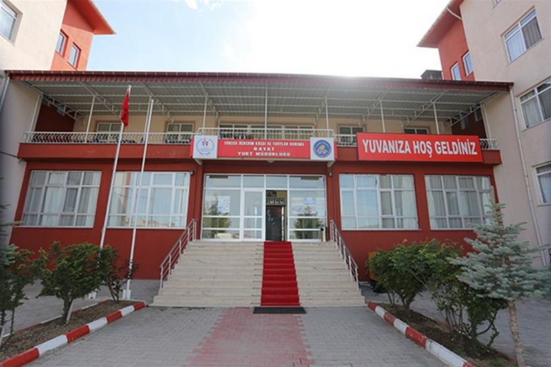 Bayat KYK Kız ve Erkek Öğrenci Yurdu dış cephe görseli