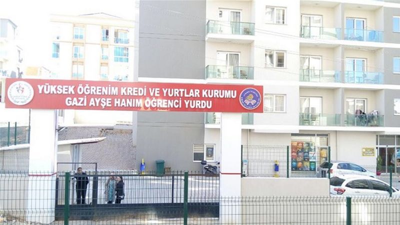 Gazi Ayşe Hanım KYK Kız Öğrenci Yurdu dış cephe görseli