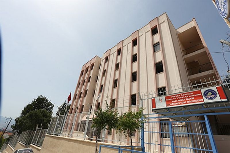 Hacı Ahmet Tatari KYK Erkek Öğrenci Yurdu dış cephe görseli
