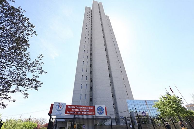 Hacı Ömer Sabancı Yurdu(ankara) KYK Kız Öğrenci Yurdu dış cephe görseli
