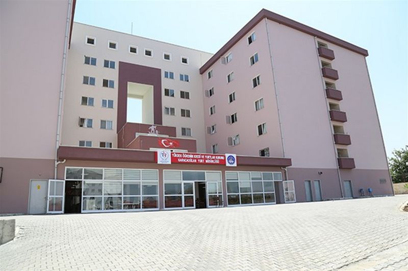 Karacaoğlan KYK Erkek Öğrenci Yurdu dış cephe görseli