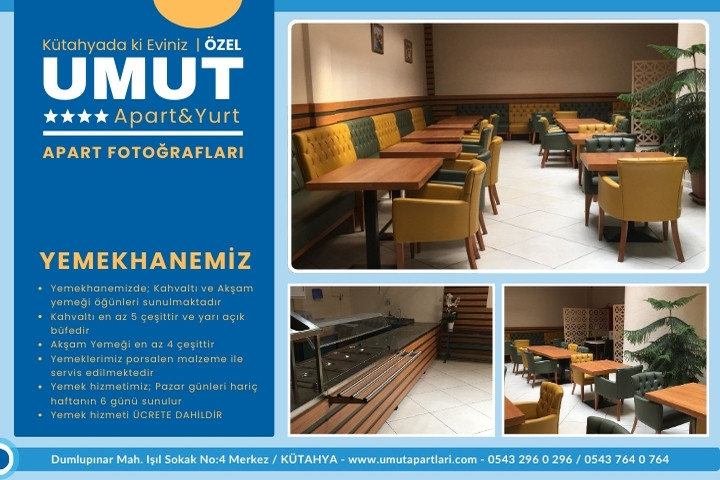 Kütahya Umut Erkek Apart Yurdu yurt görseli