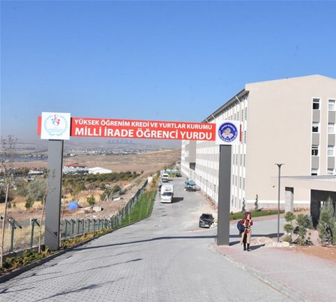 Milli İrade KYK Kız Öğrenci Yurdu dış cephe görseli
