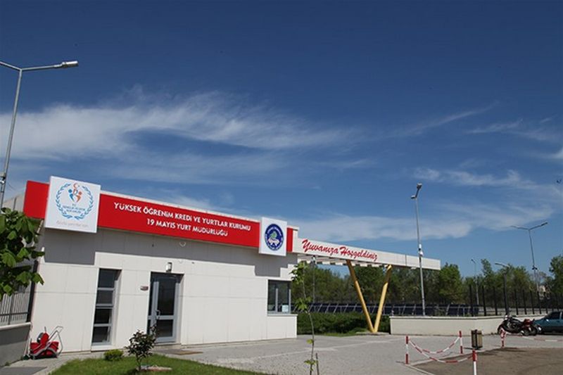 Ondokuz Mayıs KYK Kız ve Erkek Öğrenci Yurdu dış cephe görseli