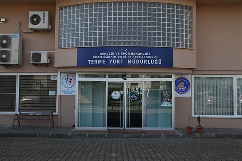 Terme KYK Kız ve Erkek Öğrenci Yurdu dış cephe görseli