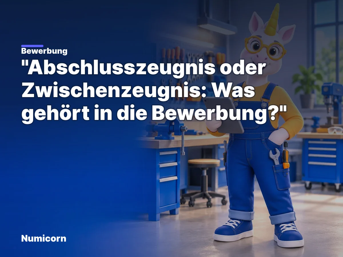 Abschlusszeugnis oder Zwischenzeugnis: Was gehört in die Bewerbung?